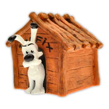 Asterix " Idefix Hundehütte mini Sparschwein aus Kunstoff " von Plastoy